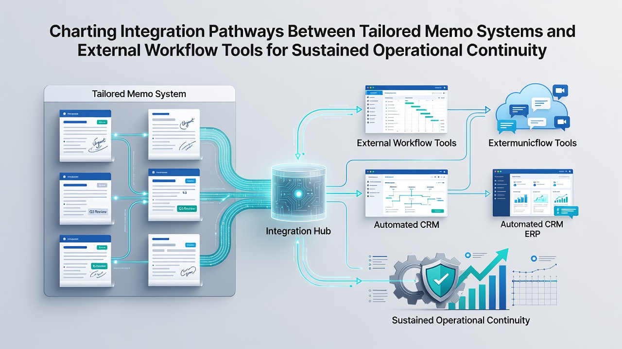 Charting Integration Pathways Between Tailored Memo Systems and External Workflow Tools for Sustained Operational Continuity