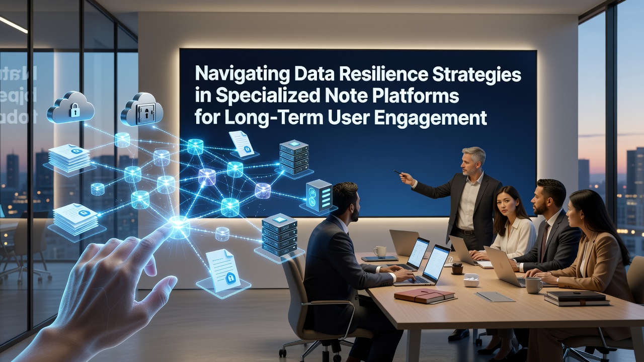 Navigating Data Resilience Strategies in Specialized Note Platforms for Long-Term User Engagement